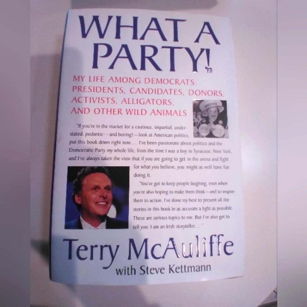 What A Party! by Terry McAuliffe 📙